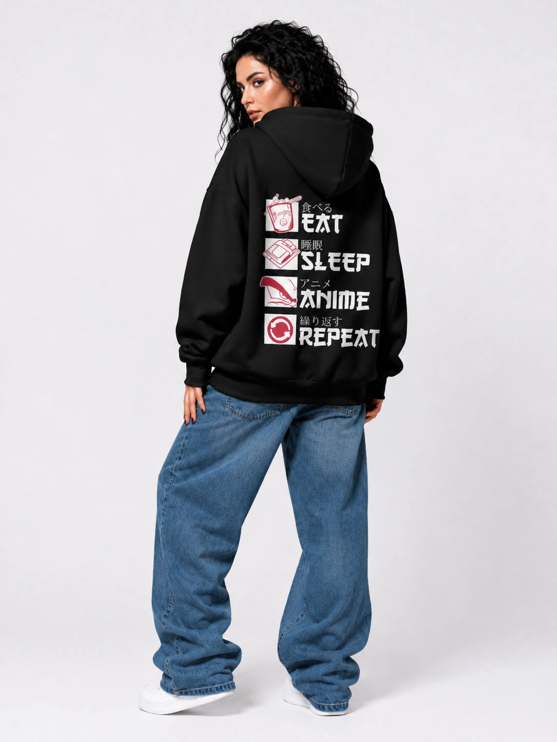 Eat Sleep Anime Repeat Tshirt